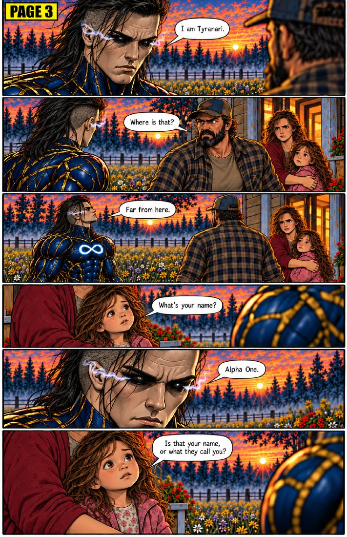 Alpha 1 issue 2, story page 3
