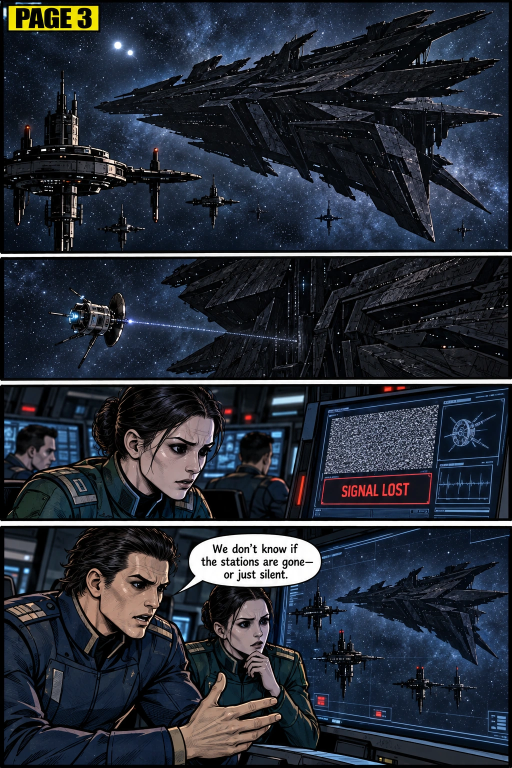 Alpha 1 issue 3, story page 3