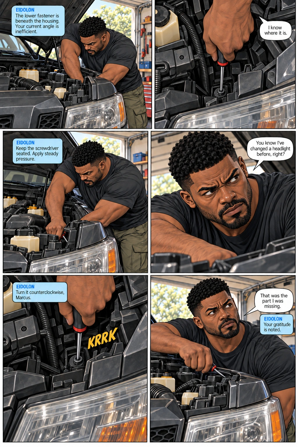 Eidolon issue 1, story page 2