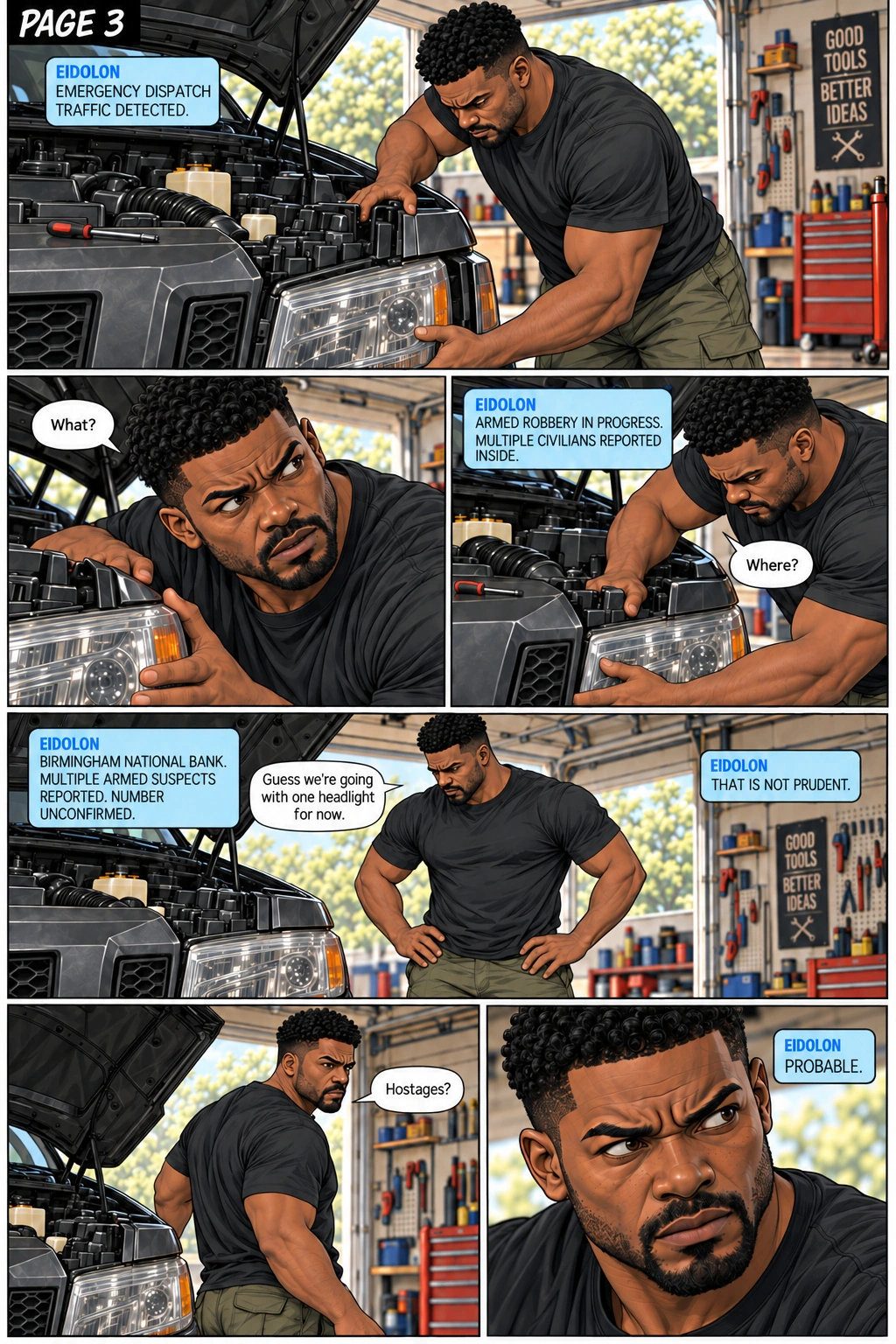 Eidolon issue 1, story page 3