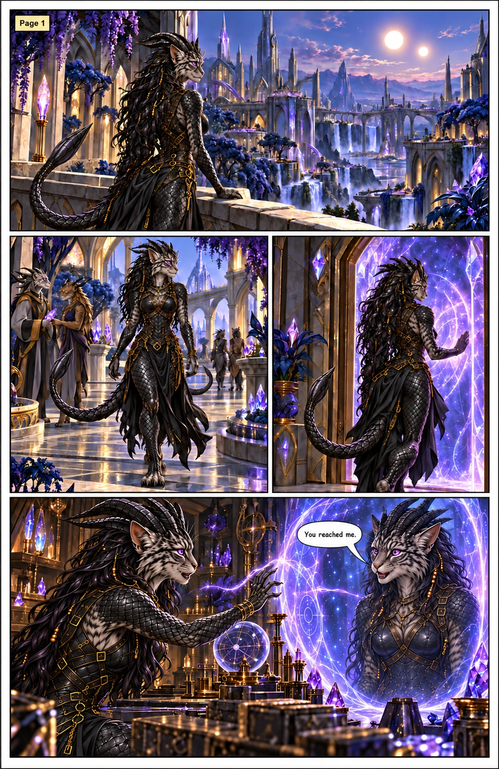 Nyxar issue 1, story page 1