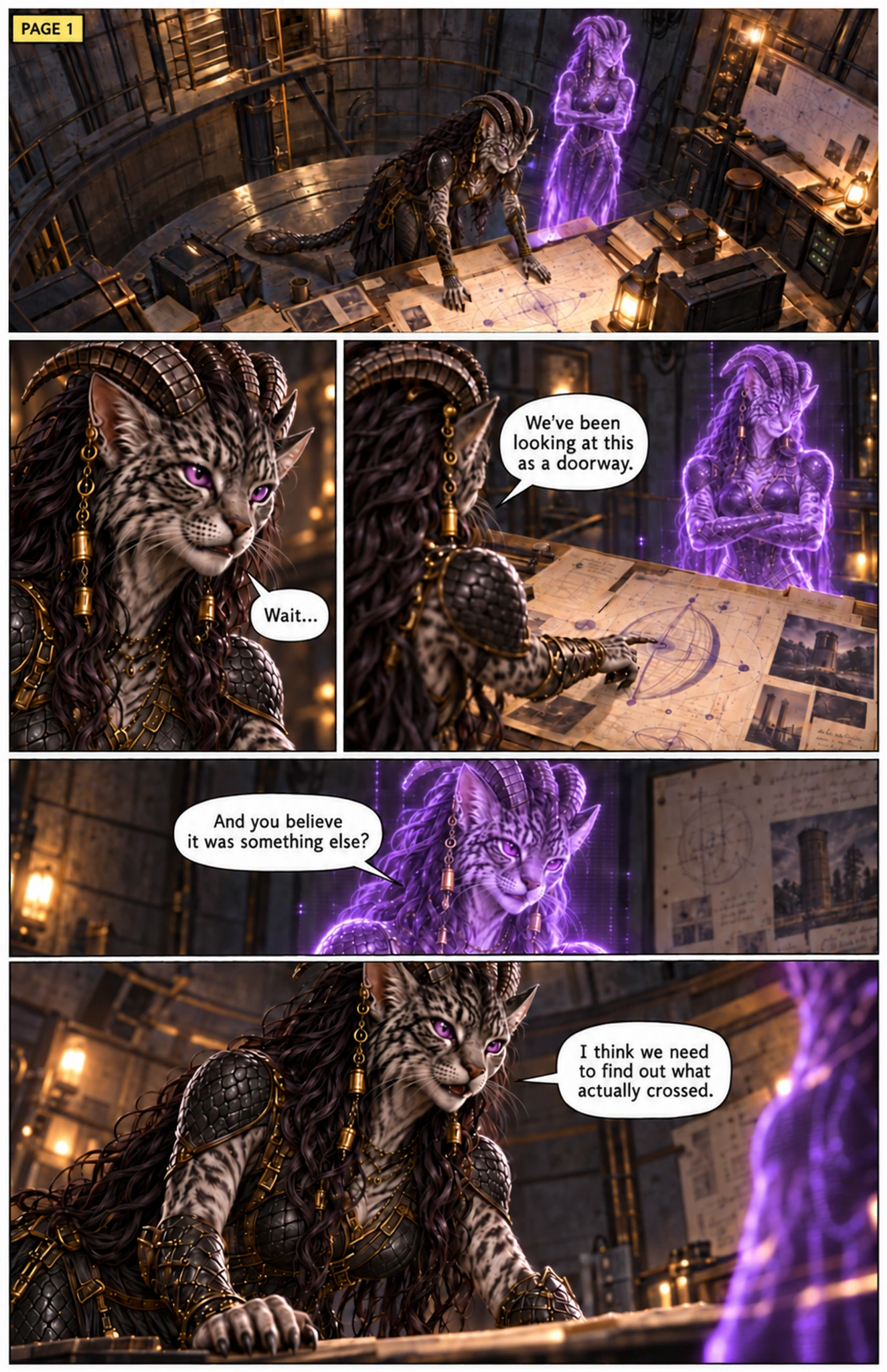 Nyxar issue 3, story page 1