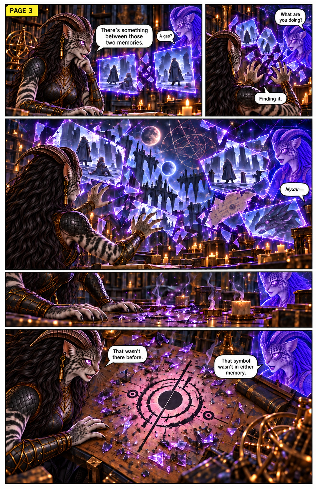 Nyxar issue 3, story page 3
